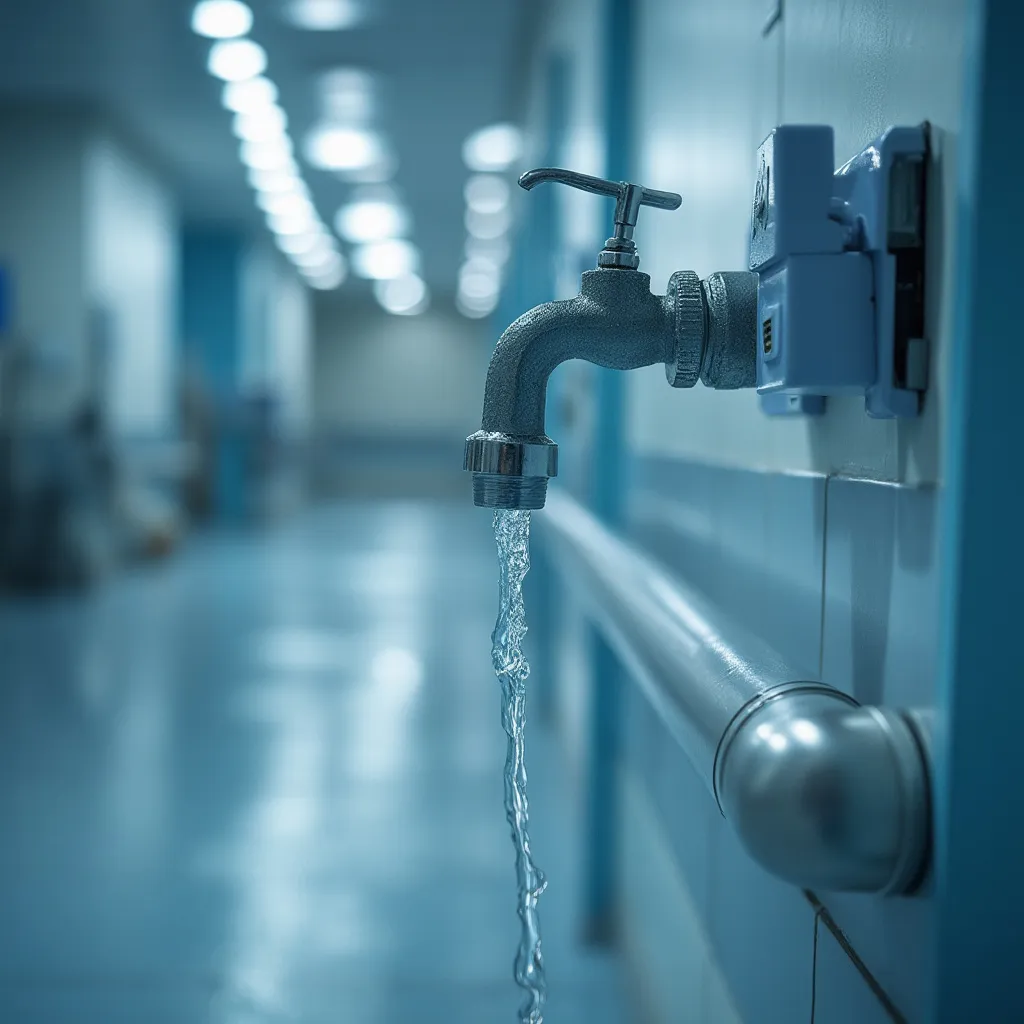 Hospital inteligente con plomería IoT